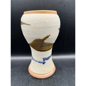 Handmade Art Pottery Tonala Vase Puerto Plata Dominican Republic Decorative 6.5"